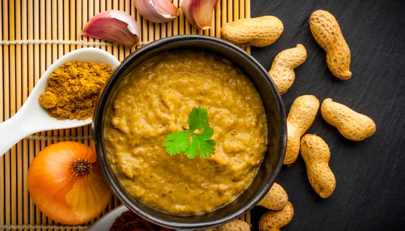 Salsa de cacahuete picante