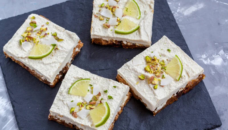 Tarta vegana de lima