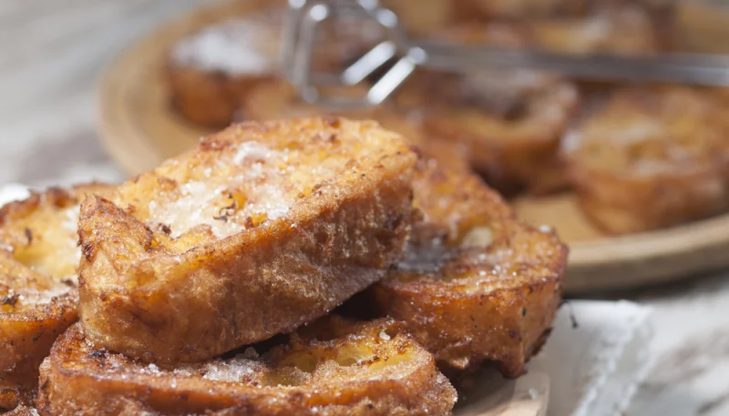 Torrijas de leche de coco