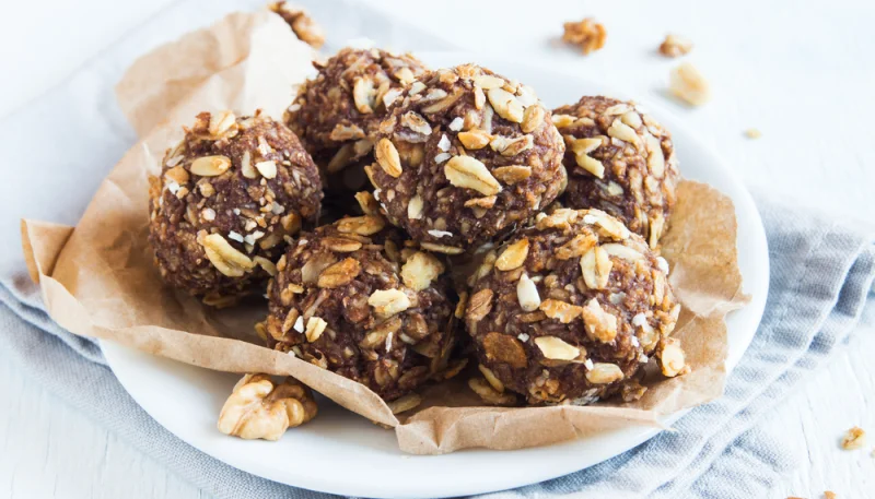 Trufas de avena y fenogreco