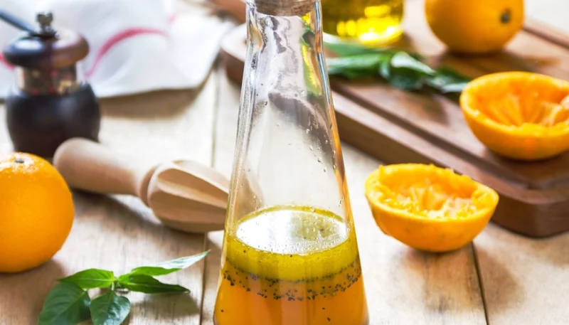 Vinagreta de naranja y miel