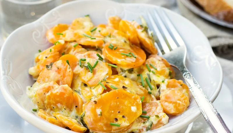 Zanahorias a la crema