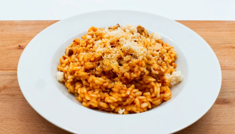 Arroz a la boloñesa