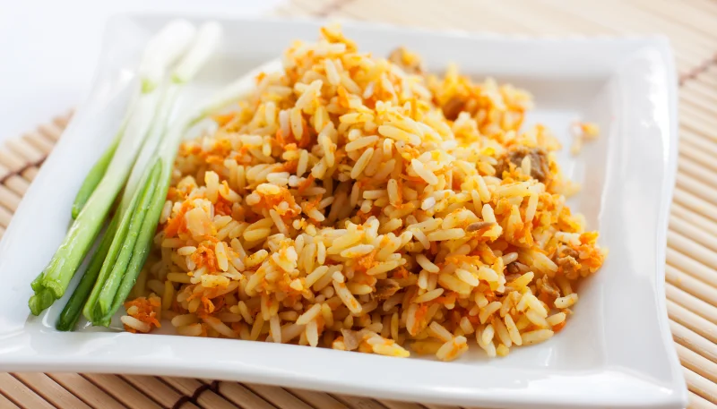 Arroz a la naranja