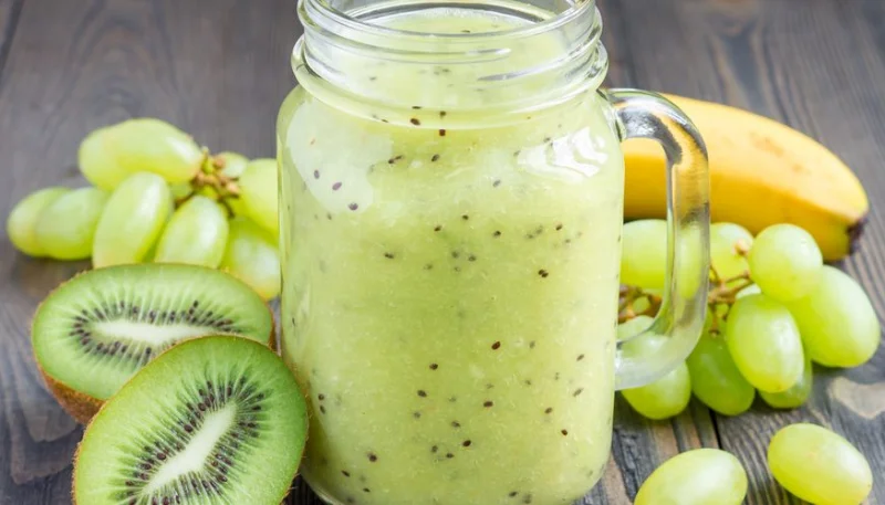 Batido de plátano y kiwi