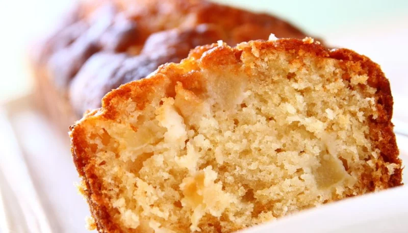 Bizcocho de yogur de soja y manzana