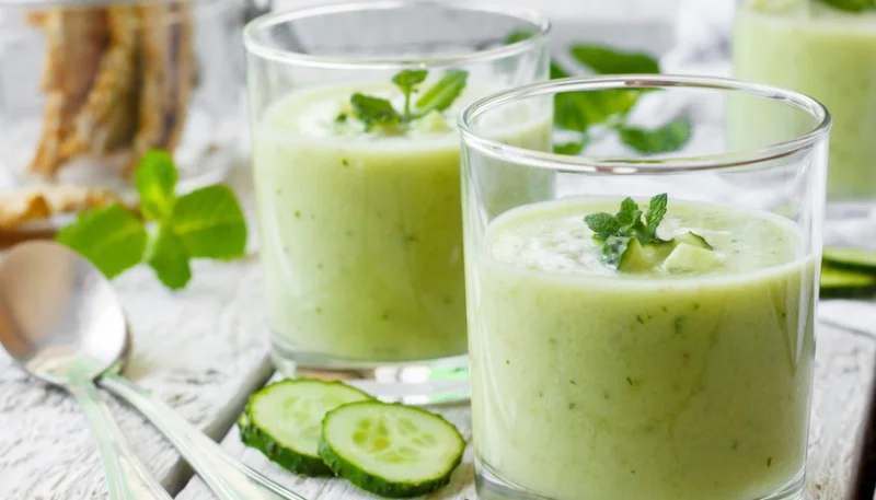 Crema fría de pepino con Thermomix