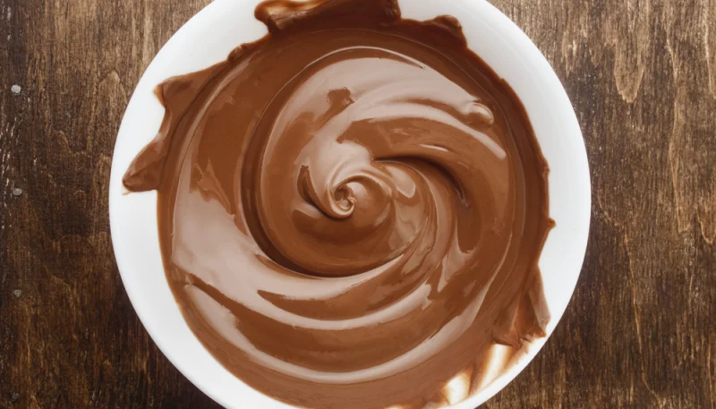 Crema pastelera de chocolate