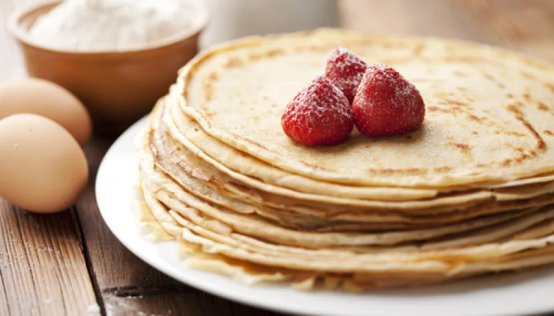 Crepes sin gluten y sin lactosa