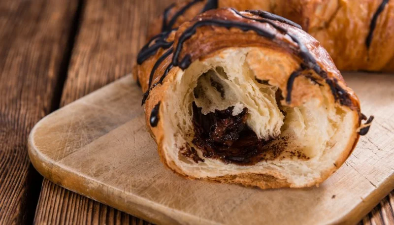 Croissant de chocolate