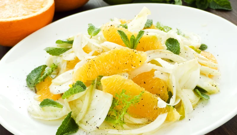 Ensalada de hinojo y naranja
