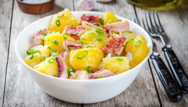 Ensalada de pulpo con patatas
