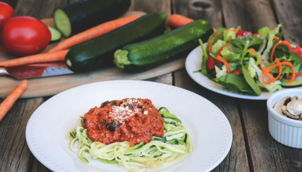 Espirales de calabacín