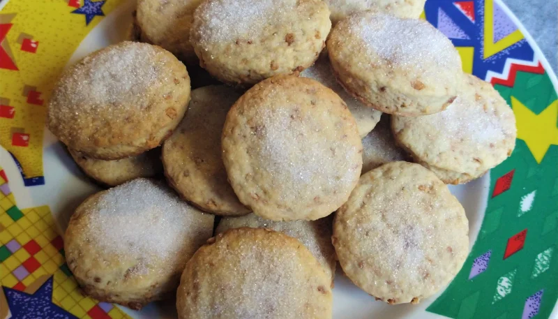 Galletas de maní azucaradas