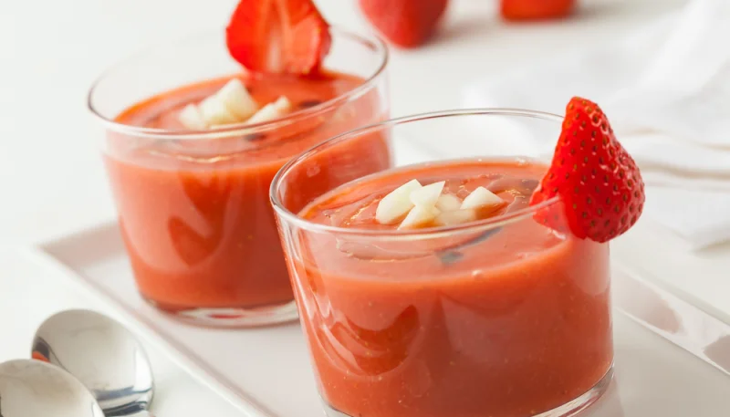 Gazpacho de fresa