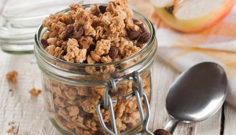 Granola de chocolate