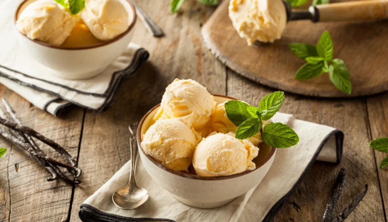 Helado de dulce de leche