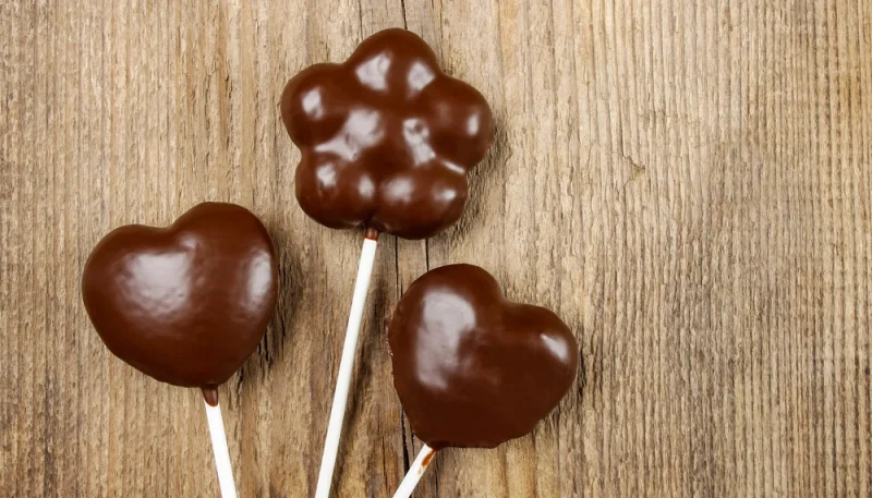 Paletas de chocolate
