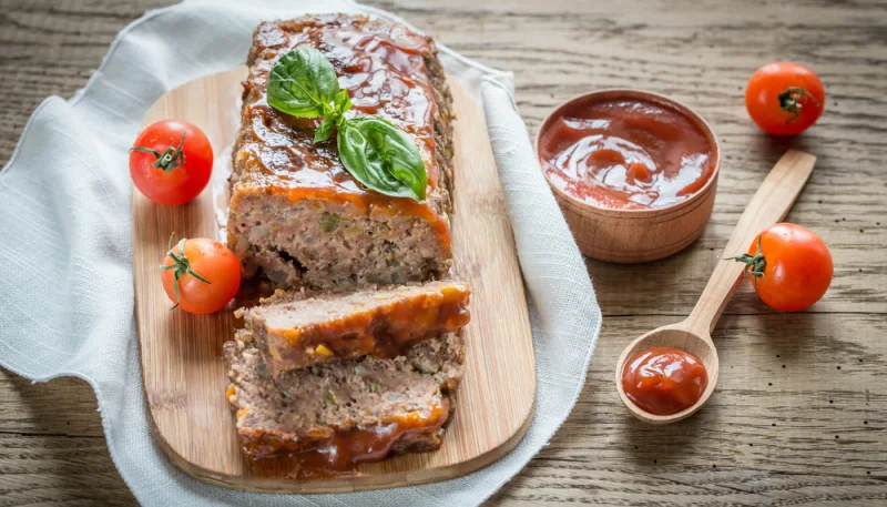 Pan de carne glaseado