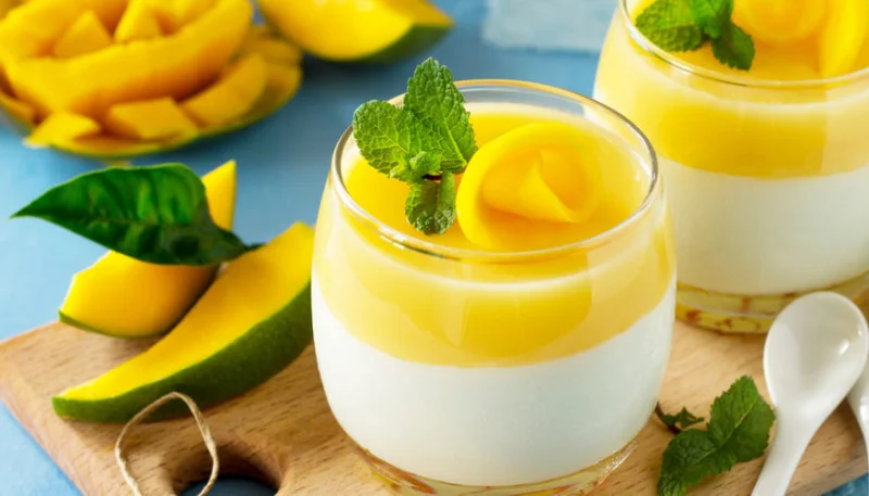Panna cotta de mango con Thermomix