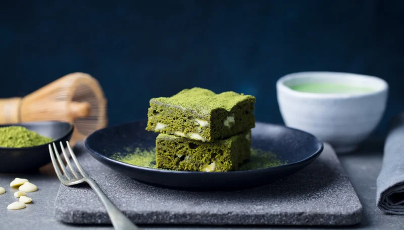 Panqué de té verde