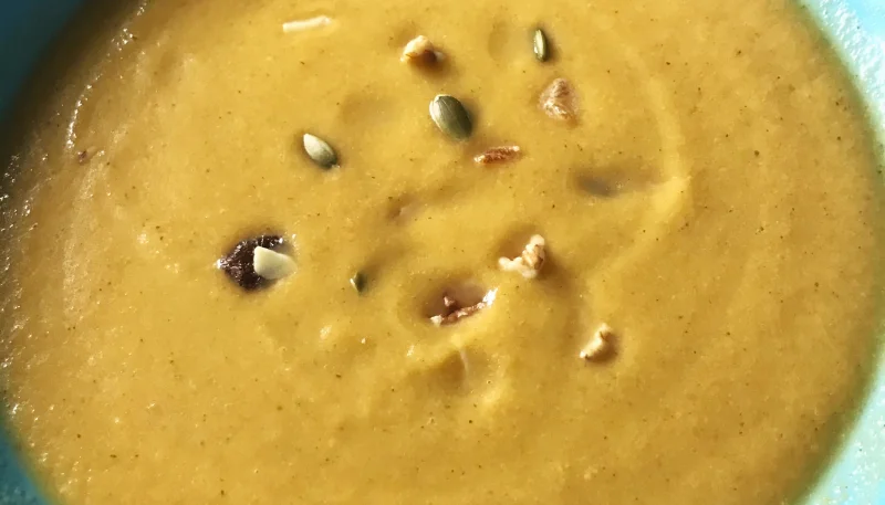 Puré de verduras en olla express