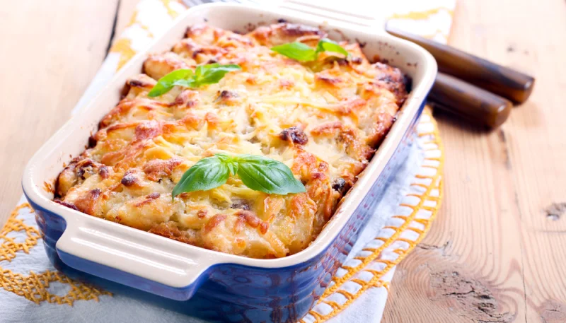 Soufflé de jamón y queso