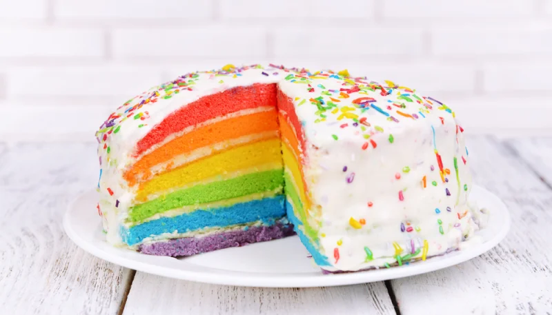 Tarta arcoiris