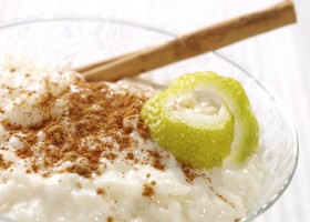 Arroz con leche con nubes