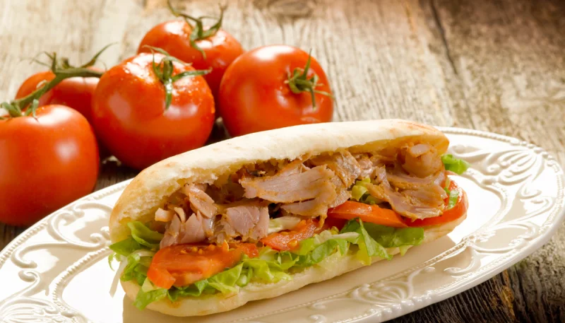 Bocadillo de pollo