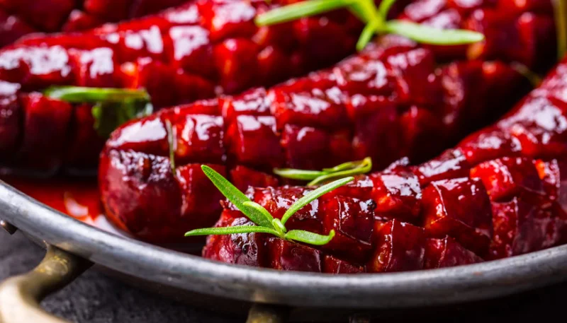 Chorizo ​​a la parrilla con tomillo