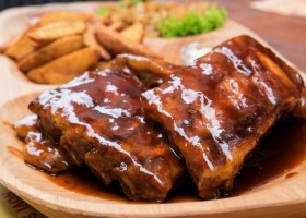 Costillas de cerdo con caramelo
