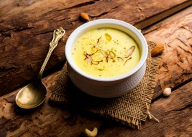 Crema de azafrán y curry