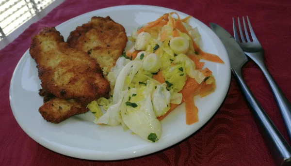 Filetes de pollo empanados
