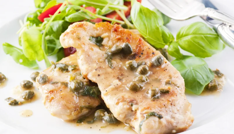 Filetes en vino blanco