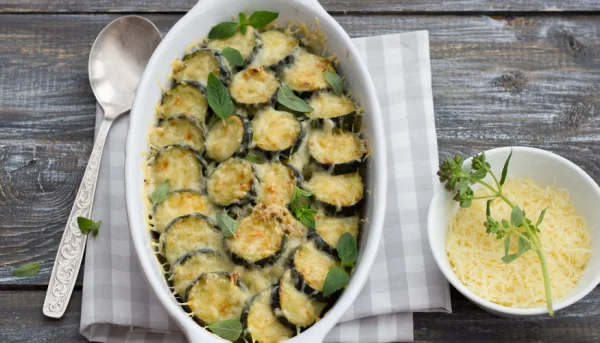 Gratinado de calabacín