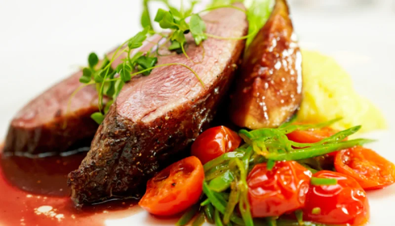 Magret de pato con higos