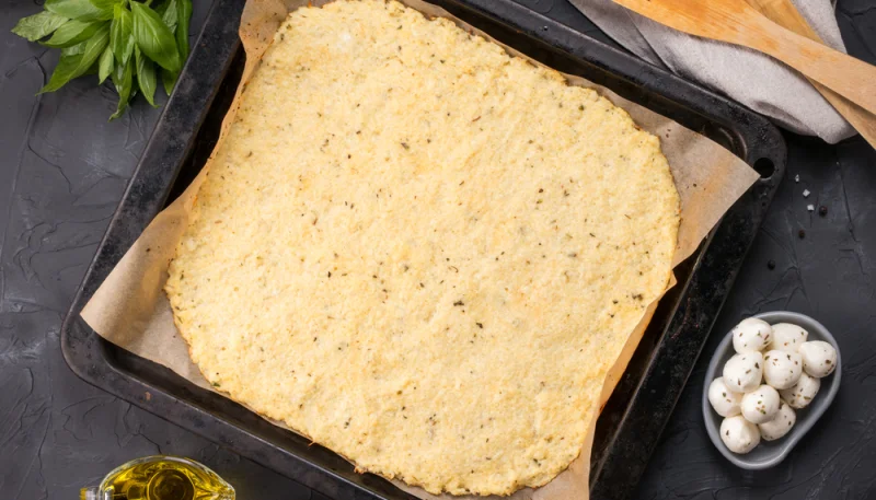 Masa de pizza sin gluten