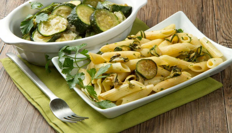 Pasta con calabacín