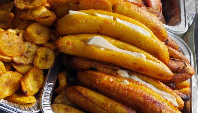 Plátanos con queso