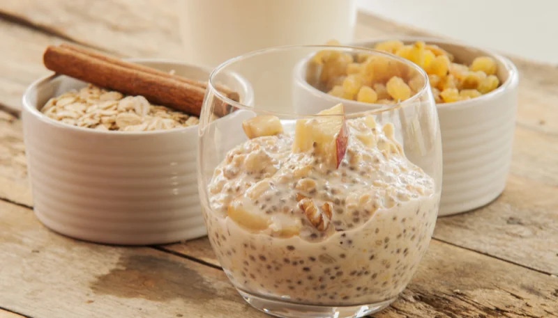 Pudin de chía y plátano