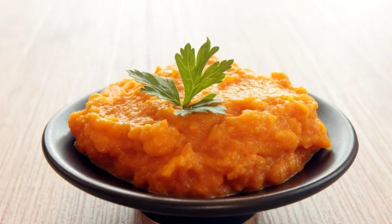 Puré de zanahoria con miel y cúrcuma