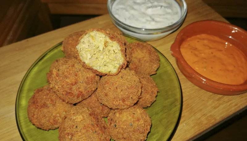 Albóndigas de carne, patata y queso