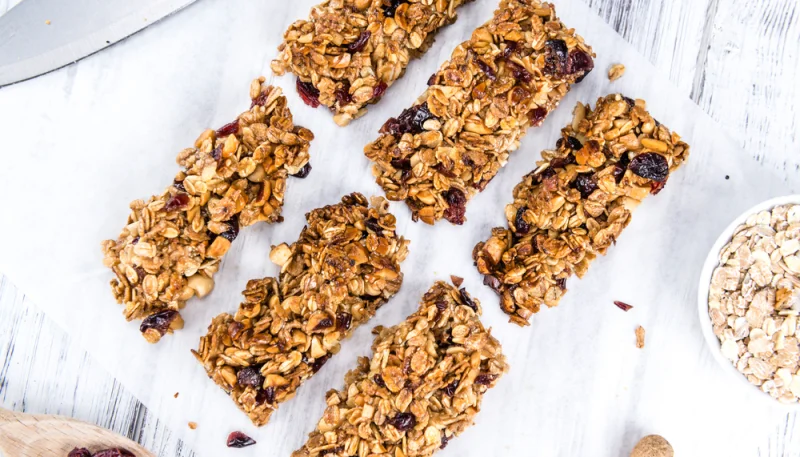 Barritas energéticas con albaricoque