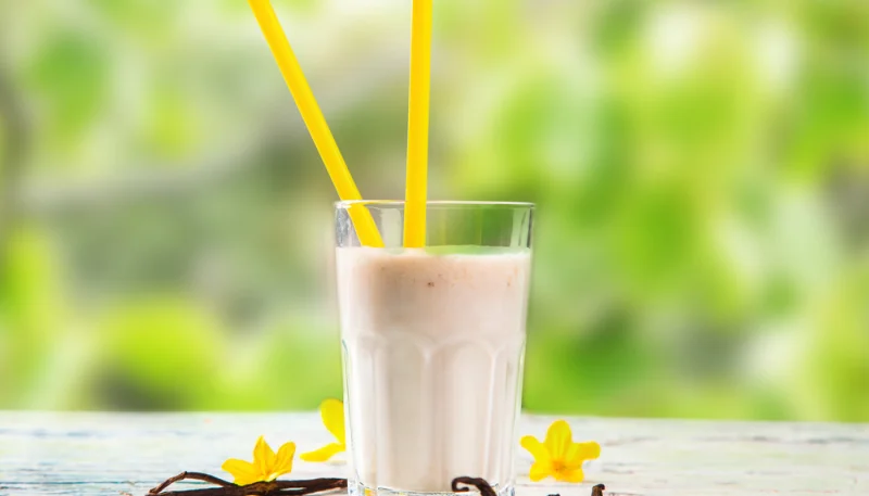 Batido de yogur y vainilla