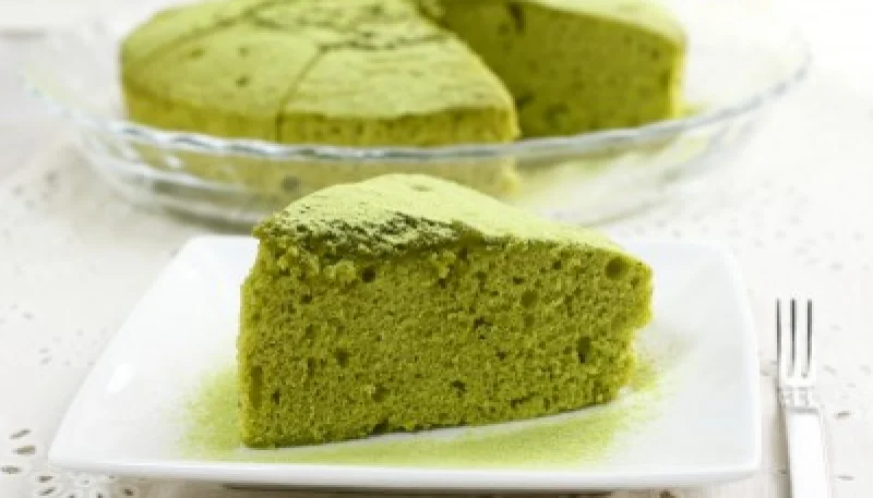 Bizcocho de té matcha