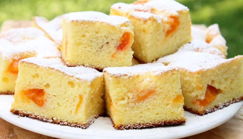 Bizcocho de zanahorias y albaricoques