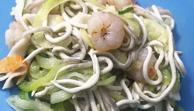 Espirales de calabacín a la marinera