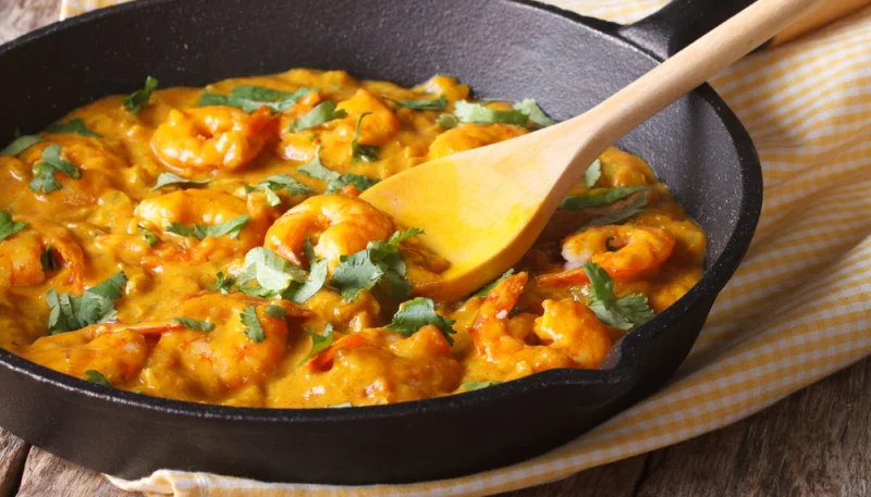 Gambas al curry