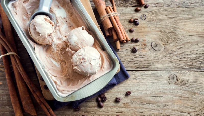 Helado de canela casero